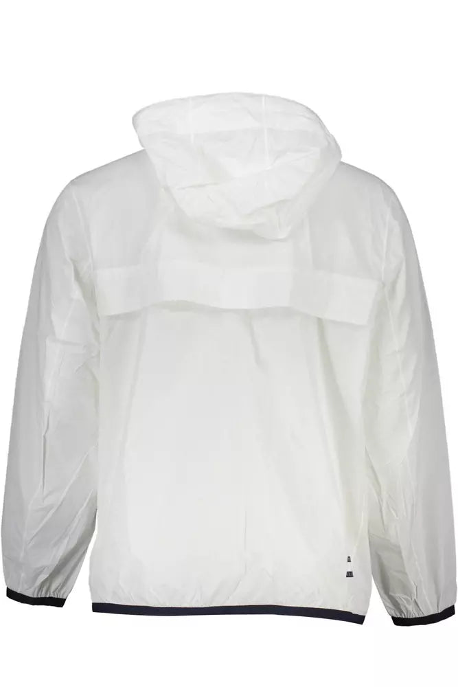 White Polyamide Men Jacket Tommy Hilfiger