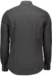 Black Cotton Men Shirt Calvin Klein