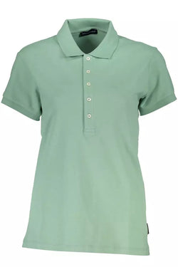 Green Cotton Women Polo Shirt North Sails