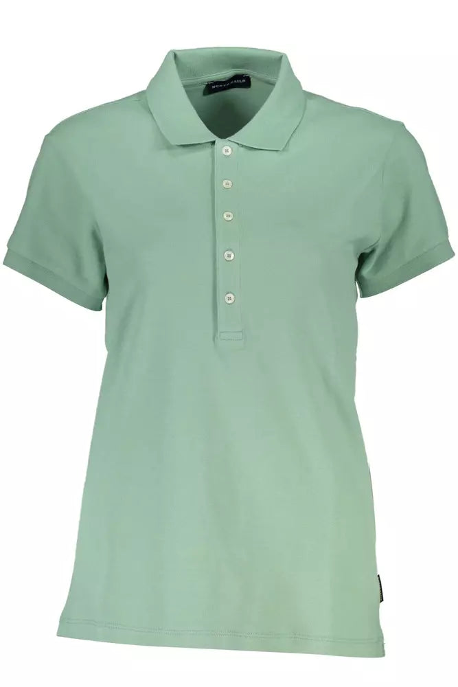 Green Cotton Women Polo Shirt North Sails