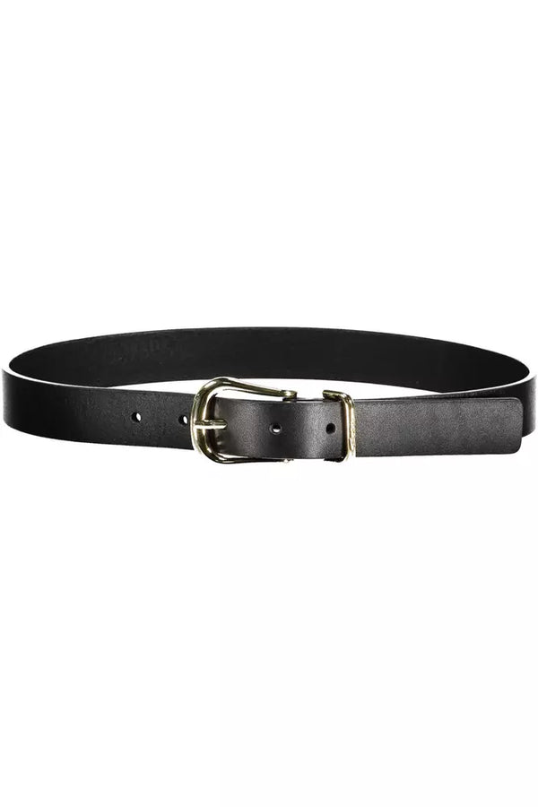 Black Leather Women Belt Tommy Hilfiger