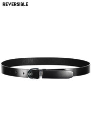 Black Polyester Women Belt Calvin Klein