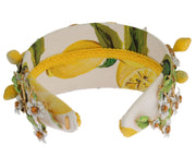 Sicilian Lemon Crystal Diadem Tiara Dolce & Gabbana