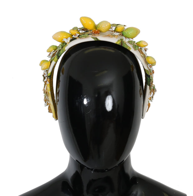 Sicilian Lemon Crystal Diadem Tiara Dolce & Gabbana