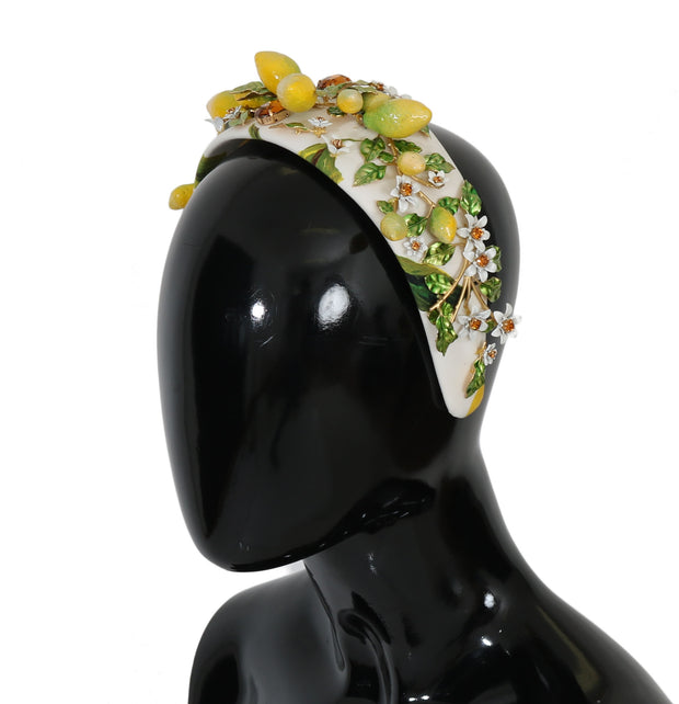 Sicilian Lemon Crystal Diadem Tiara Dolce & Gabbana