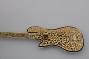 Gold Sequined Guitar Pin Brooch Dolce & Gabbana