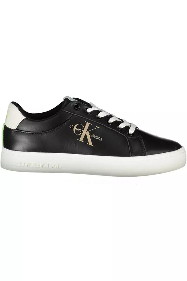 Black Polyester Women Sneaker Calvin Klein