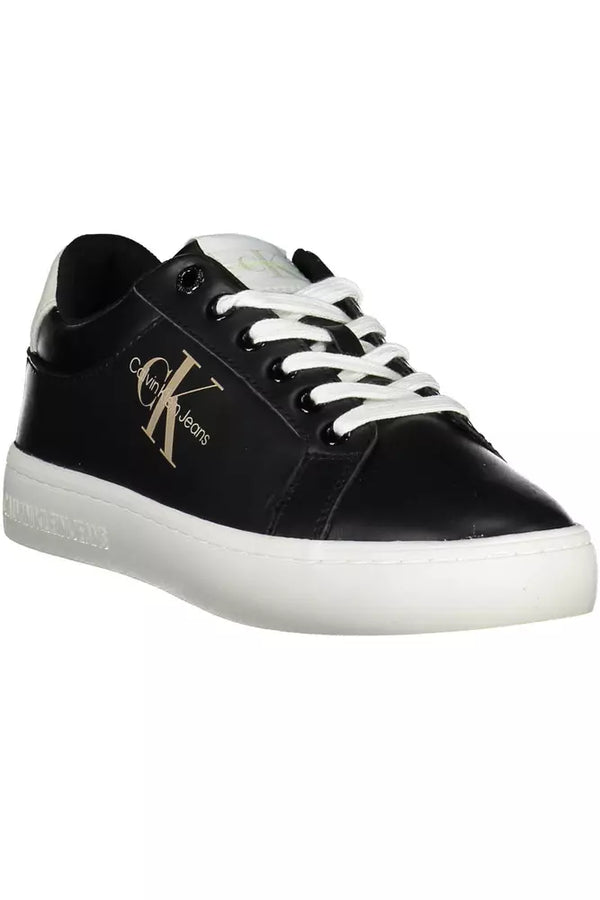 Black Polyester Women Sneaker Calvin Klein