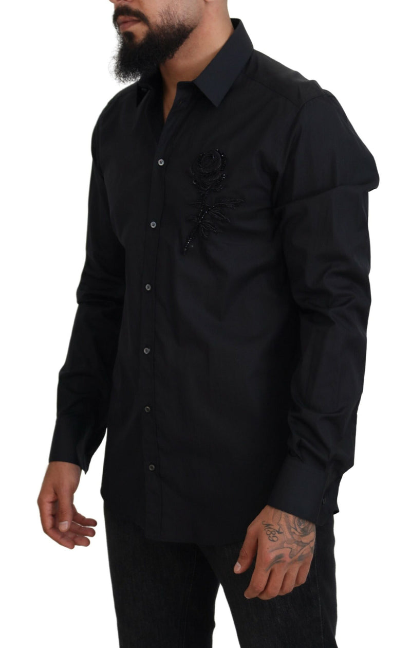 Elegant Slim Fit Formal Dress Shirt Dolce & Gabbana