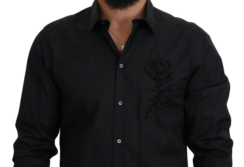 Elegant Slim Fit Formal Dress Shirt Dolce & Gabbana