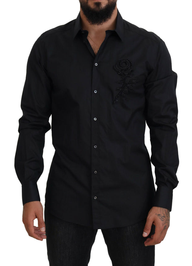 Elegant Slim Fit Formal Dress Shirt Dolce & Gabbana