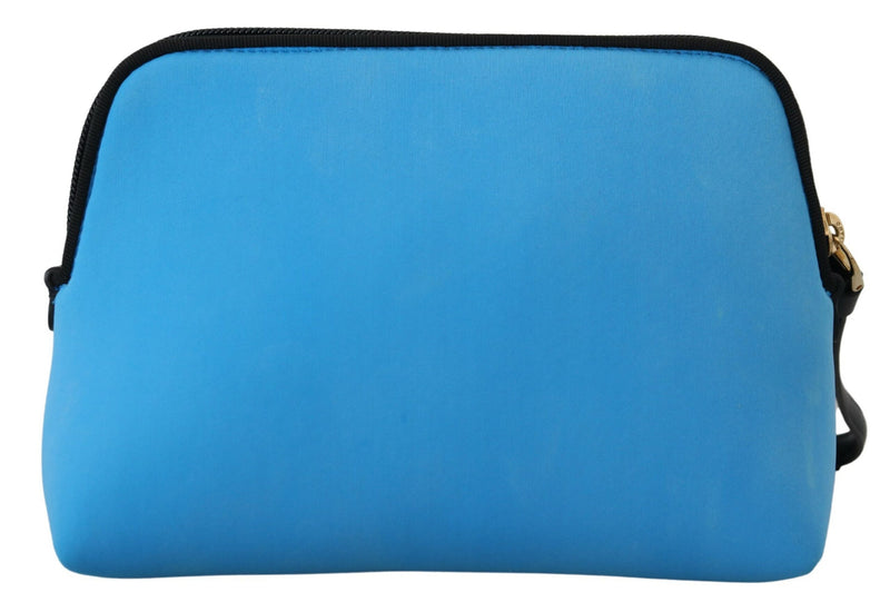 Elegant Blue Polyamide Pouch Bag Dolce & Gabbana