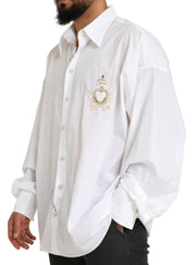 Elegant White Cotton Formal Shirt Dolce & Gabbana