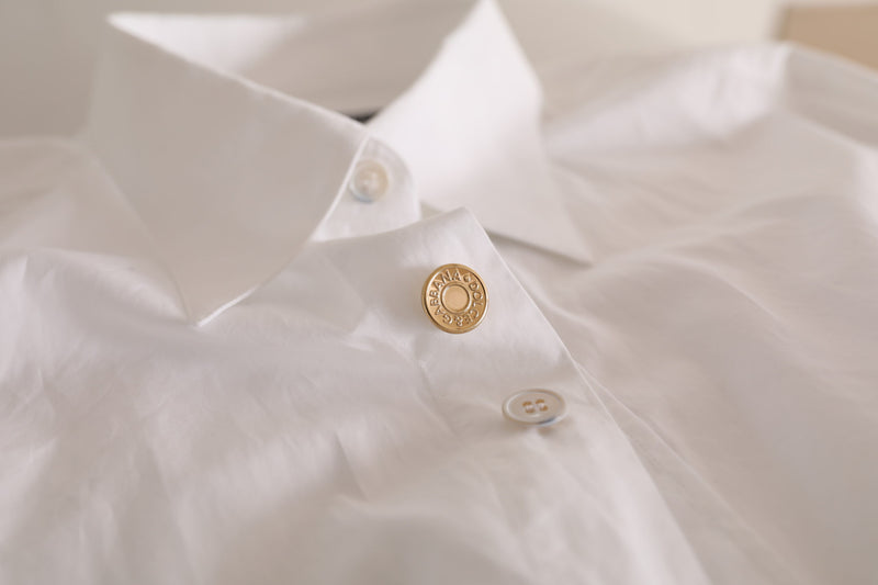 Elegant White Cotton Formal Shirt Dolce & Gabbana