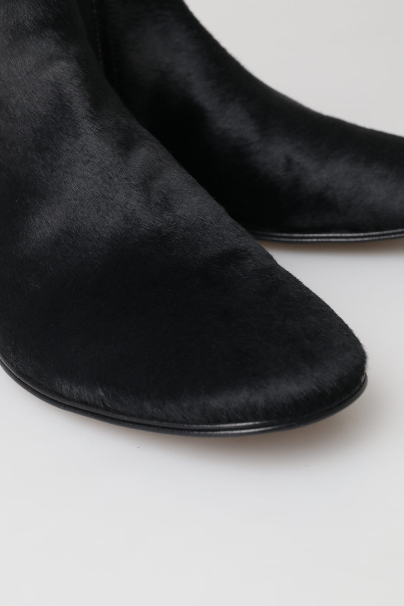 Elite Italian Leather Chelsea Boots Dolce & Gabbana