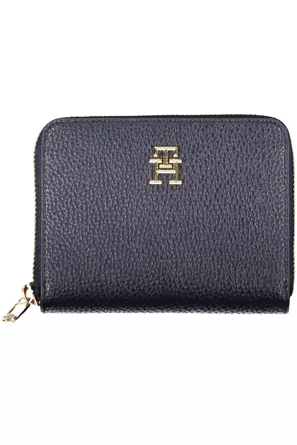 Blue Polyethylene Women Wallet Tommy Hilfiger