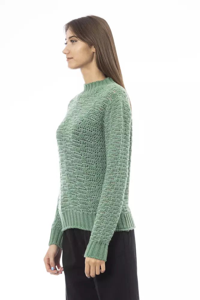 Green Polyamide Women Sweater Alpha Studio