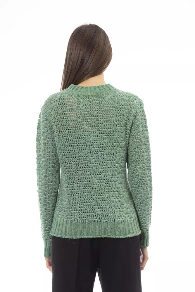 Green Polyamide Women Sweater Alpha Studio