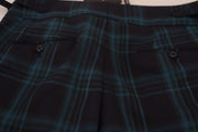 Elegant Plaid Wool Dress Pants Dolce & Gabbana