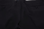 Elegant Slim Fit Black Dress Trousers Dolce & Gabbana