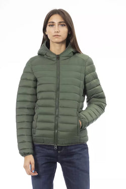 Green Nylon Women Jacket Invicta