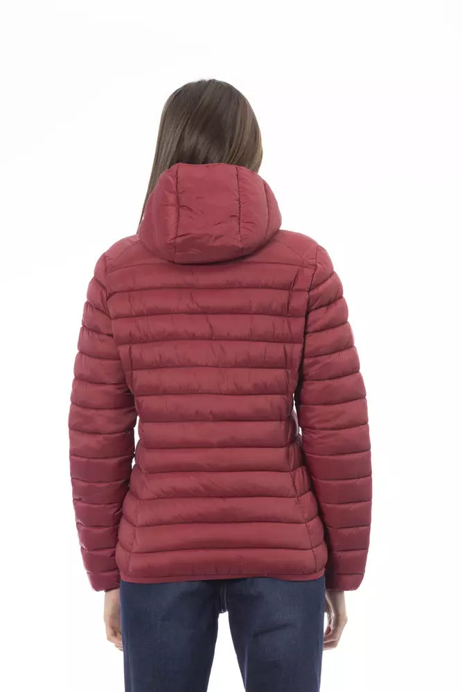 Red Nylon Women Jacket Invicta