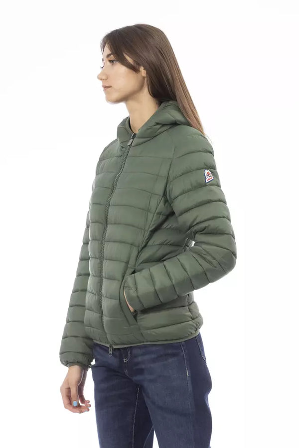 Green Nylon Women Jacket Invicta