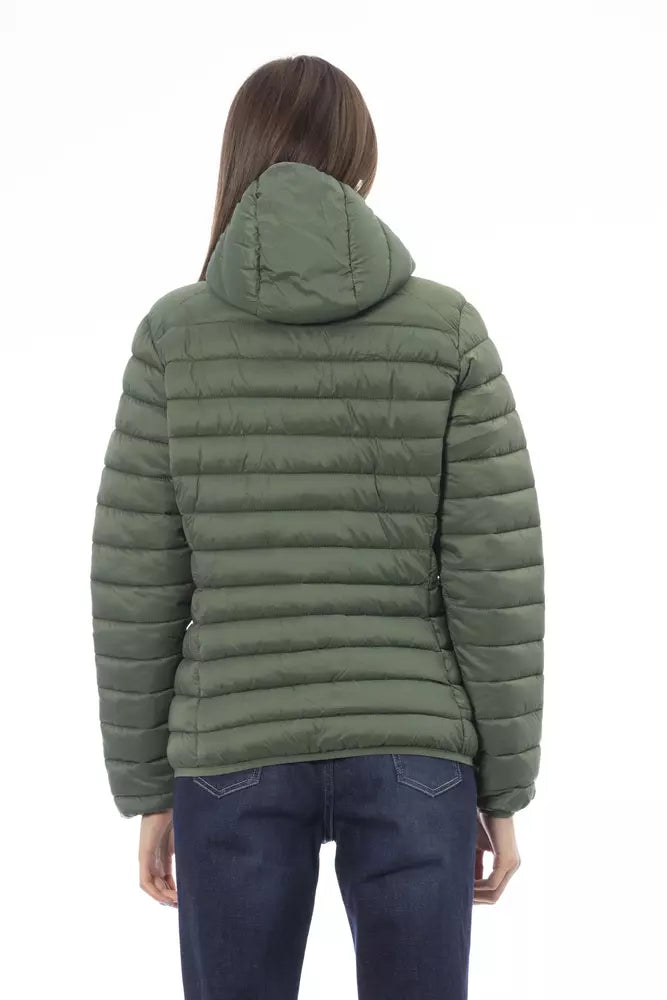 Green Nylon Women Jacket Invicta