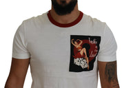 Elegant White Crewneck Cotton T-Shirt Dolce & Gabbana