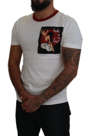 Elegant White Crewneck Cotton T-Shirt Dolce & Gabbana