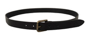 Elegant Italian Leather Belt Dolce & Gabbana