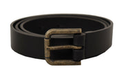 Elegant Italian Leather Belt Dolce & Gabbana