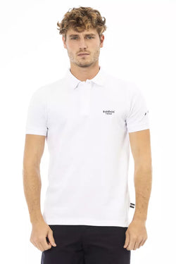 Black Cotton Men Polo Baldinini Trend