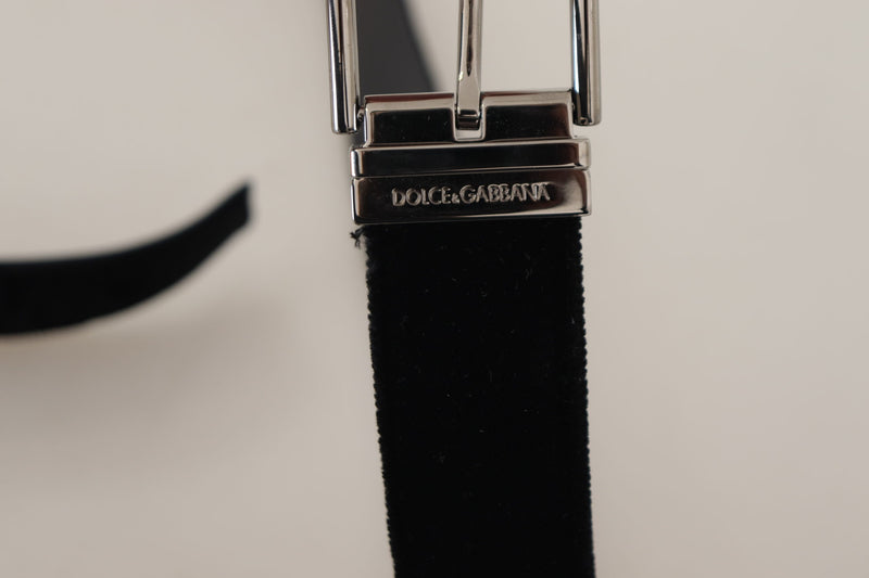 Sophisticated Velvet Leather Belt Dolce & Gabbana