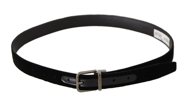 Elegant Velvet Designer Belt Dolce & Gabbana