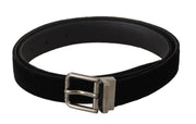 Elegant Velvet Designer Belt Dolce & Gabbana