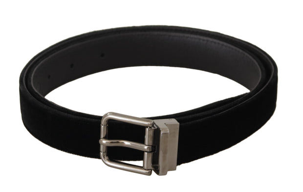 Elegant Velvet Designer Belt Dolce & Gabbana