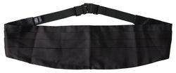 Elegant Black Silk Cummerbund Dolce & Gabbana