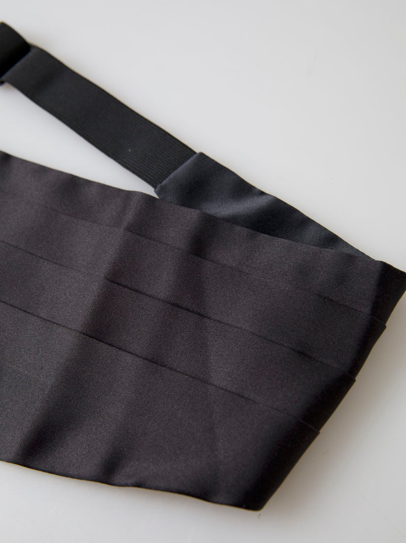 Elegant Black Silk Cummerbund Dolce & Gabbana