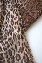 Elegant Silk Neck Wrap Scarf in Luxurious Brown Dolce & Gabbana