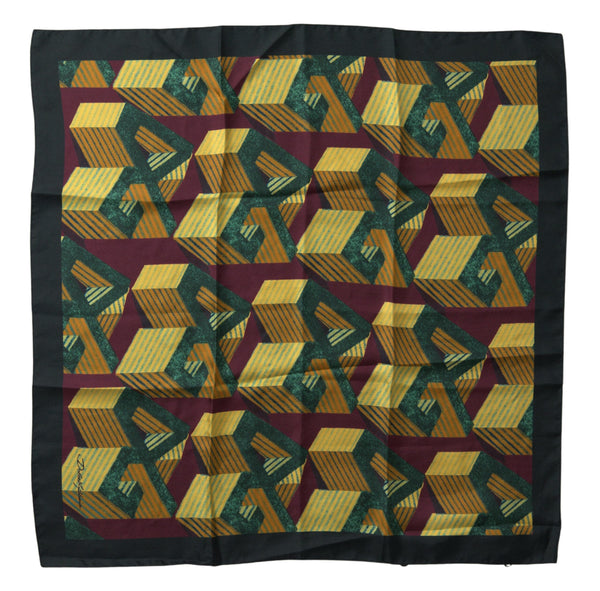 Multicolor Printed Square Handkerchief Scarf Dolce & Gabbana