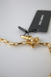 Chic Gold Charm Chain Necklace Dolce & Gabbana