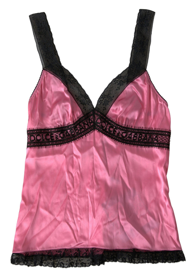 Silken Charm Pink Camisole Dolce & Gabbana