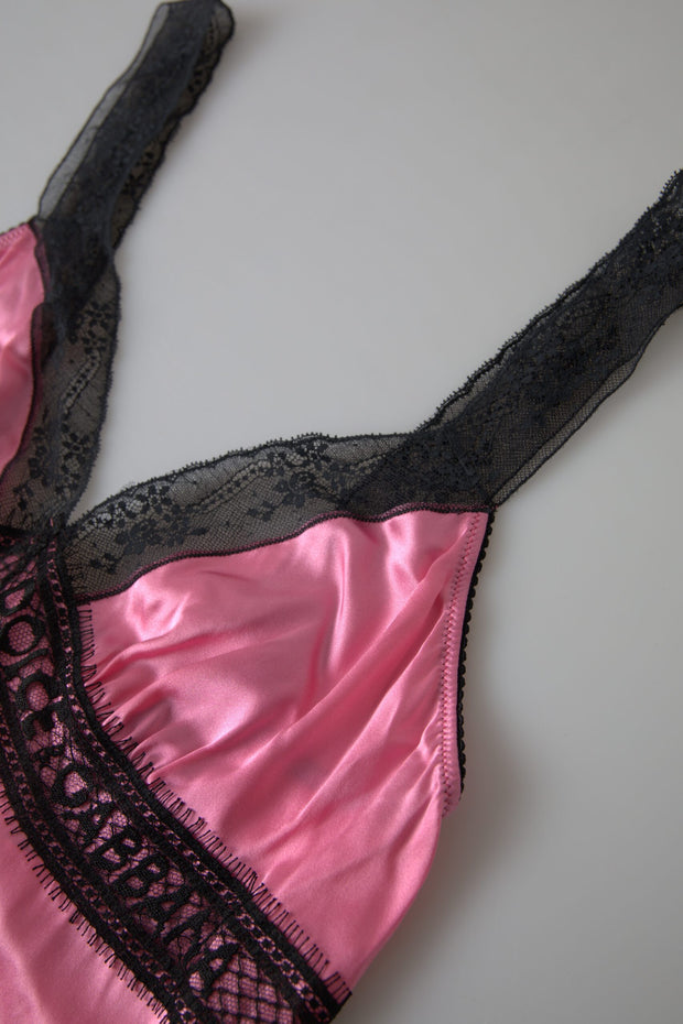 Silken Charm Pink Camisole Dolce & Gabbana