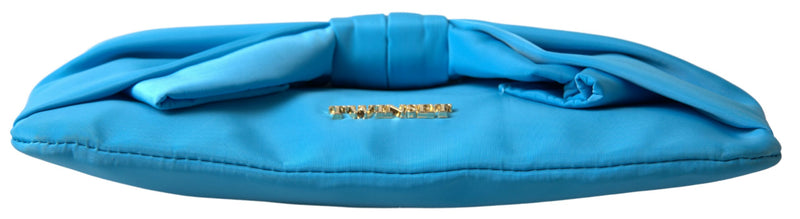 Elegant Silk Clutch with Bow Accent Twinset