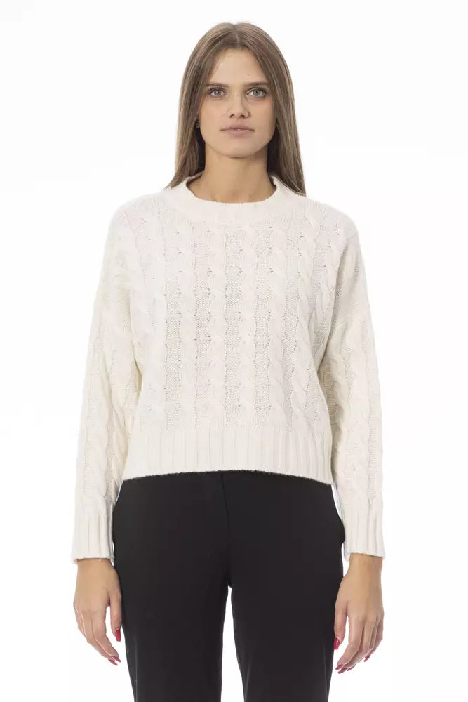 Beige Cashmere Women Sweater Baldinini Trend