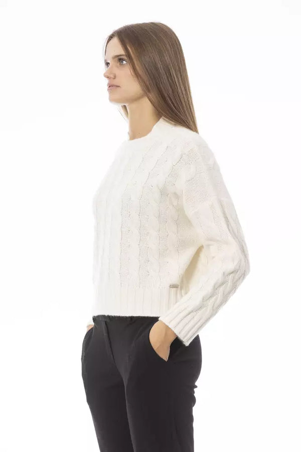 Beige Cashmere Women Sweater Baldinini Trend