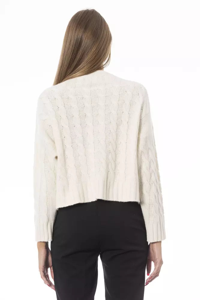 Beige Cashmere Women Sweater Baldinini Trend