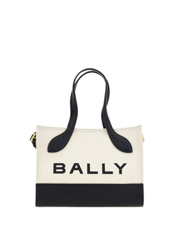 Chic Contrast Mini Leather Handbag Bally