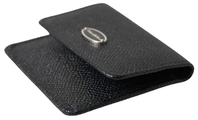 Elegant Leather Bifold Coin Purse Wallet Dolce & Gabbana